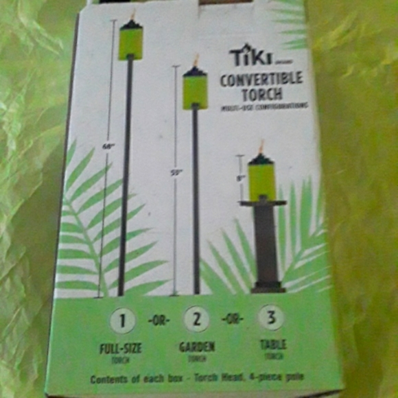 Convertible tiki torch. - Picture 3 of 5
